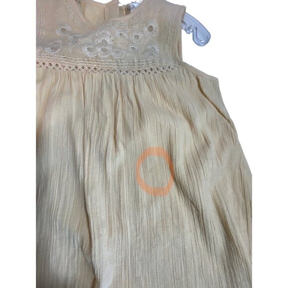 NWT Studio Petite Sleeveless 100% Cotton Gauze Blouse with Embroidered Detail PM - Picture 11 of 11